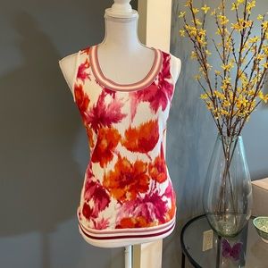 Escada Floral Tank~Size 34